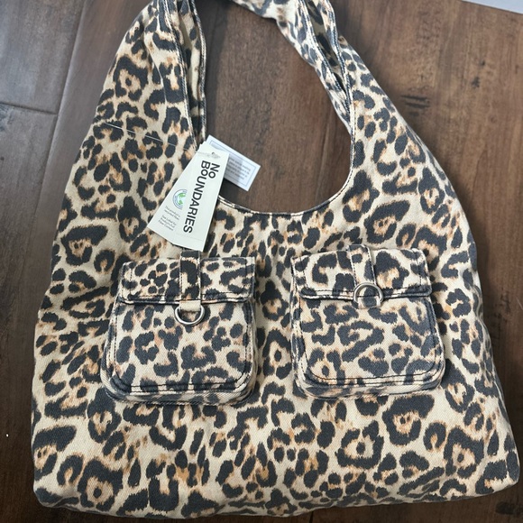 No Boundaries Handbags - No Boundaries Brown and Black Hobo Bag